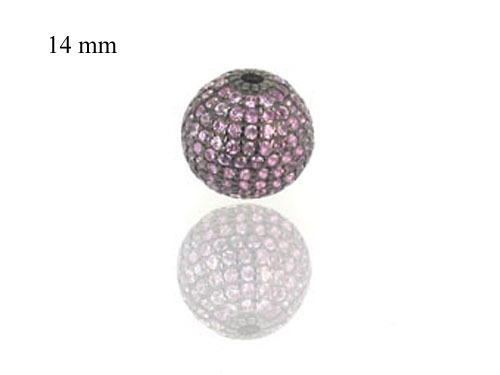 Peridot Gemstone Ball Fashionable Silver Finding