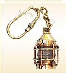 Brass nautical key chain lantern