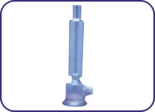 CALCIUM CHLORIDE TOWER - Borosilicate Glass, 250 ml Size | Clear, 250 mm Height, 30 mm Diameter, Designed for Drying Laboratory Solutions