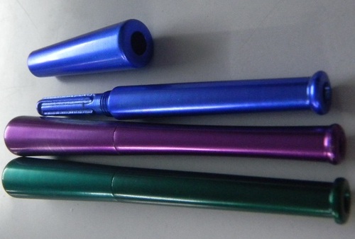 Pipes - Aluminum 10-25mm Diameter, 100-200mm Length, Blue | Durable, Lightweight, Versatile, Precise, Anodized Smooth Finish