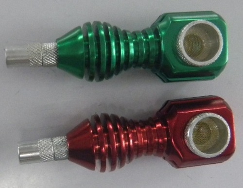 Metal Pipes - Aluminum Alloy 4x2x1 Inches Green/Red, Durable Portable Design Anodized Finish