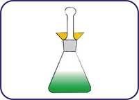 Iodine Flask Stoppered - Borosilicate Glass, 250ml/300ml/500ml, Clear | Ground Glass Stopper, Flat Bottom, Chemical Resistant, Autoclavable