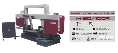 H-50-100R Mitre Cutting Bandsaw Machine