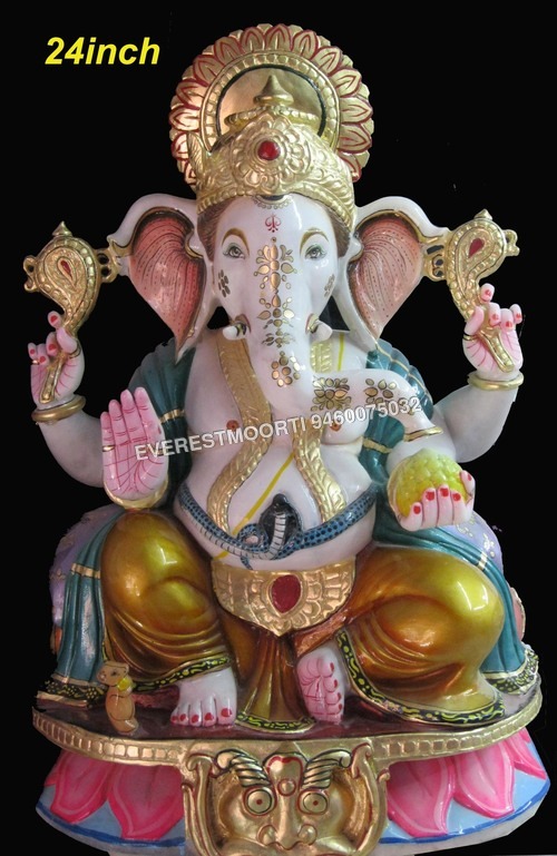 Aandhi Marble Ganesh Statue
