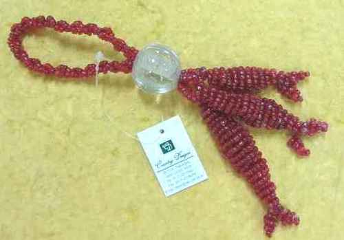 glass beaded tassel