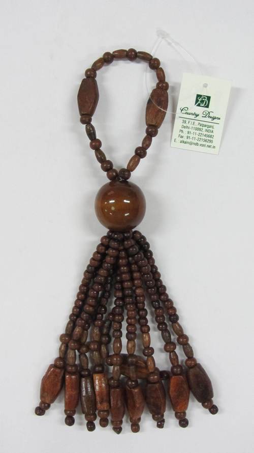 wooden tassel