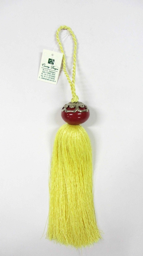 cearamic metal yarn tassel
