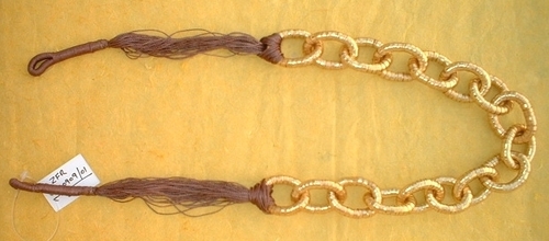 metal yarn combo tie back