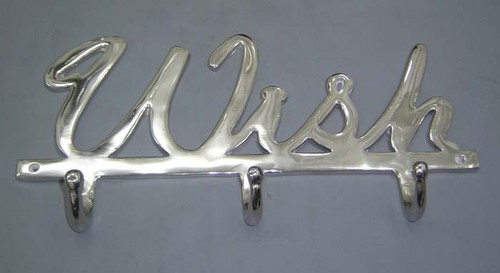  written metal design wall hook
