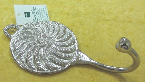 metal embossed design wall hook