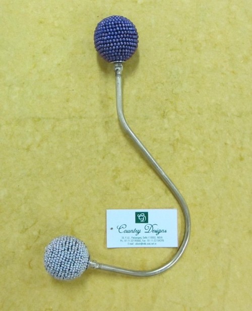  wall hook metal glass beads combo