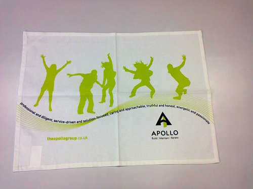 green tea towels