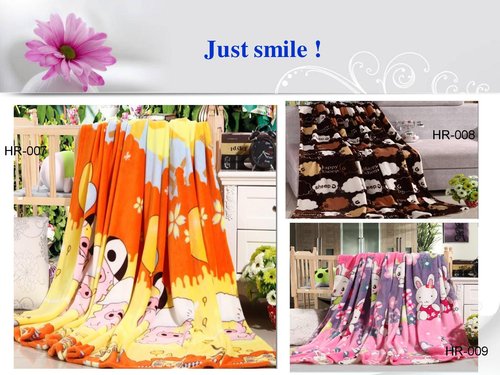 एक्रिलिक और पॉलिएस्टर कंबल