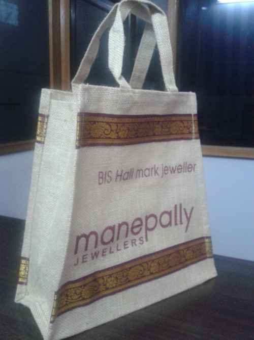 Promotional Jute Bag for Jwellers