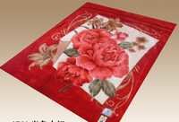 Baby Fleece Blankets - Polyester Fleece, 140x180cm To 220x240cm, Red Floral Design | Comfortable, Cozy, Soft, Warm, Durable, Versatile