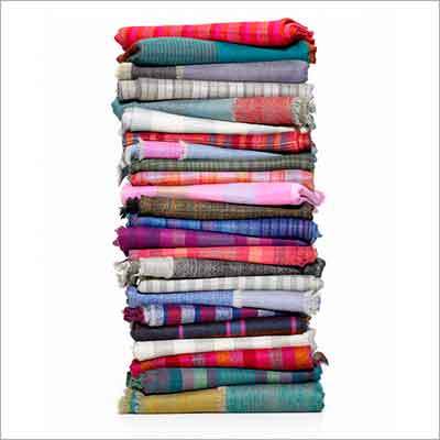Check And Stripes Pashmina Shawls