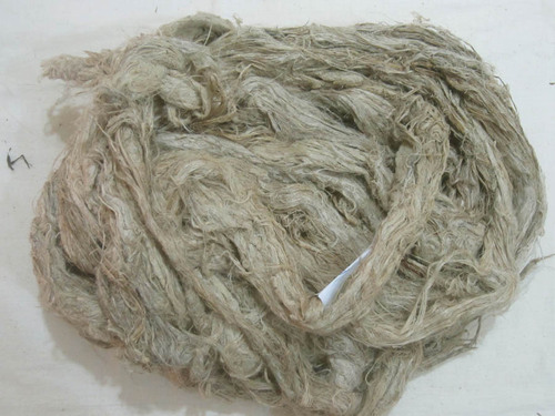 Gray Hemp Hand Made Fiber
