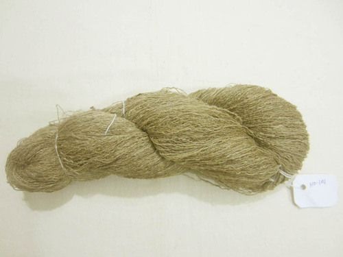Light Brown Tussah Hand Spun Silk Yarn