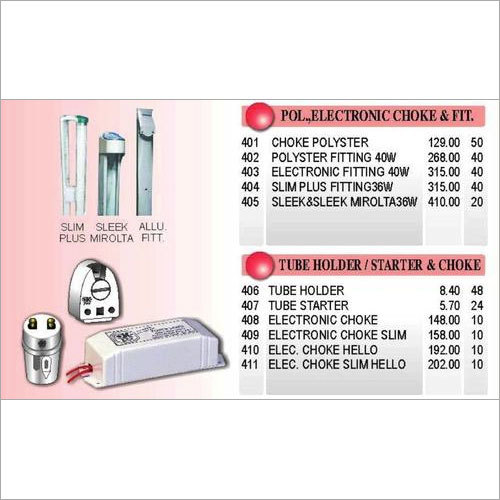 Tube Light Choke - Polyester, 10x5x3 cm, White | Durable, Easy Install, Energy Efficient, Long Life, Maintenance Free, Reliable