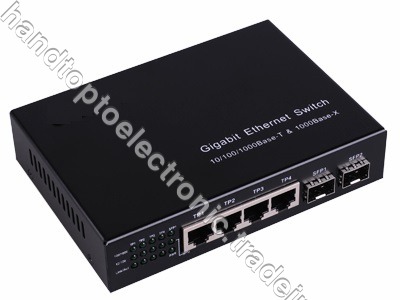 4TP+2SFP GbE FO Switch
