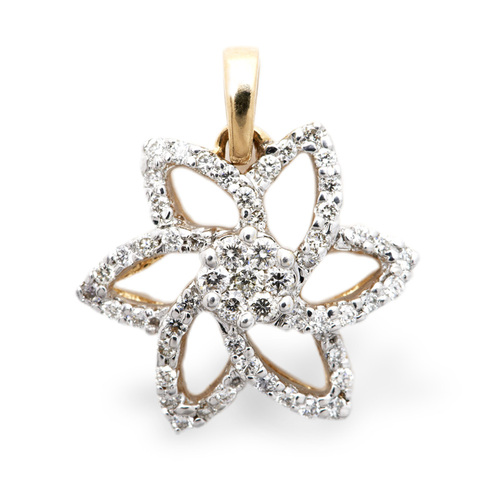 Glowing Star Diamond Pendant