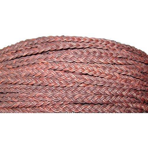 Brown Ply Braided Antique Leather Cords