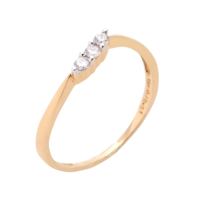 3 Diamond Everyday Wear Ring