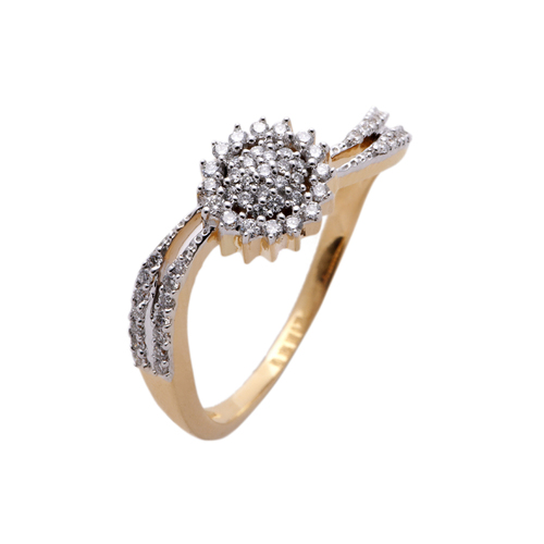Diamond Flower Ring