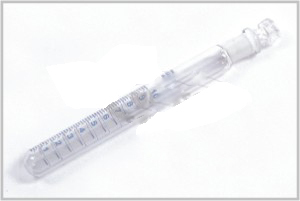 Test Tube, with Joint & Stopper, Graduated