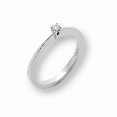 Platinum Solitaire Ring