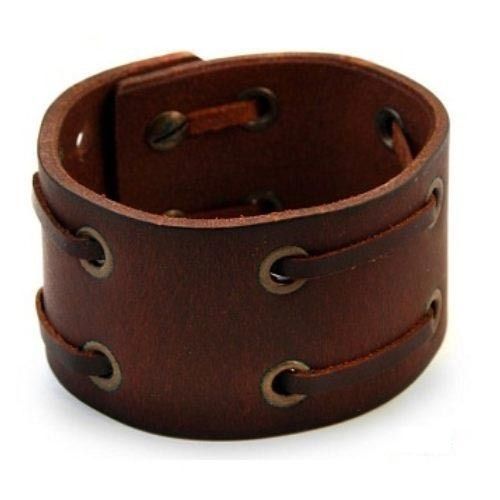 Brown Customized Leather Bracelets