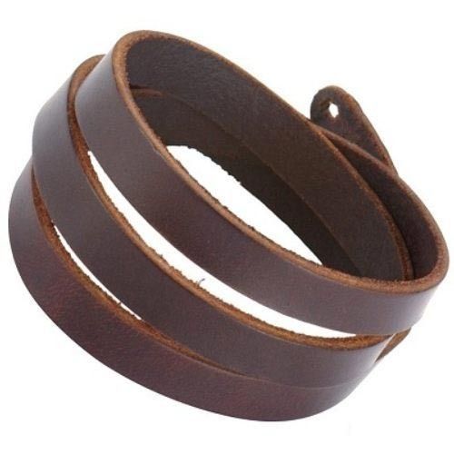 Brown Fashionable Leather Bracelets