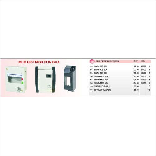 Mcb Distribution Box