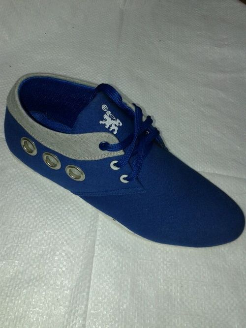 Suede Shoes - Size 10, Blue, Rubber Sole | Lace-Up, Comfort, Style, Durability, Breathability, Lightweight, PU Insole