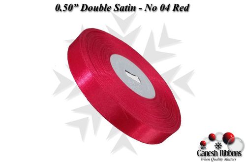 Double Face Satin - Red