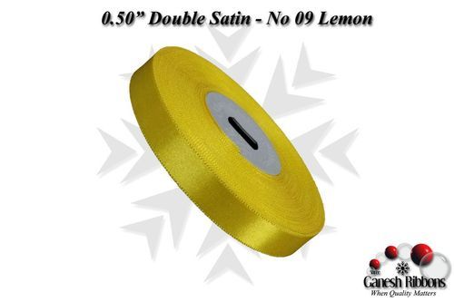 Lemon Double Face Satin