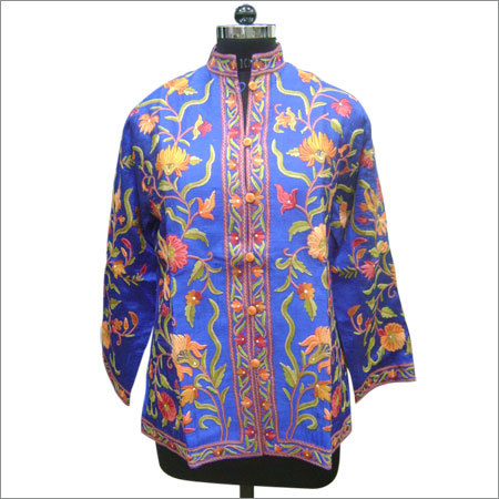 Silk Ari Handwork Jacket