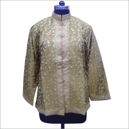 Silk Ari Handwork Jacket