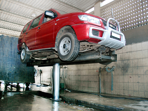 4 wheeler washing lift