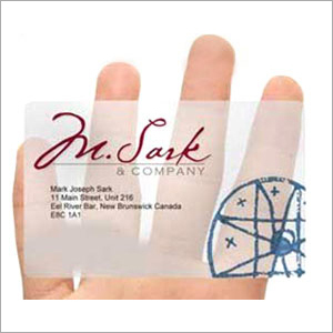 Transparent Visiting Cards