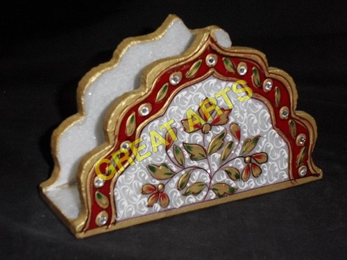 Marble Napkin Stand & Box 