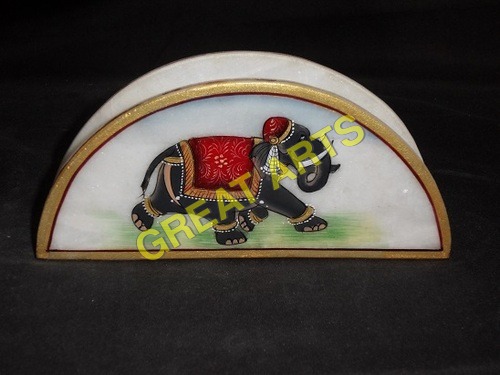 Marble Napkin Stand & Box 