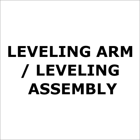 Leveling Arm Leveling Assembly