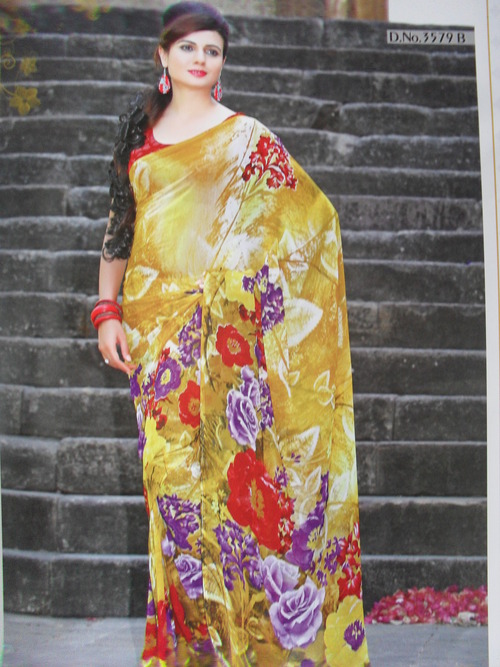 Traditional Printed Sarees