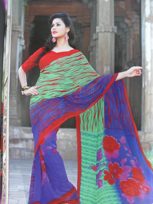 Fancy Printed Saree
