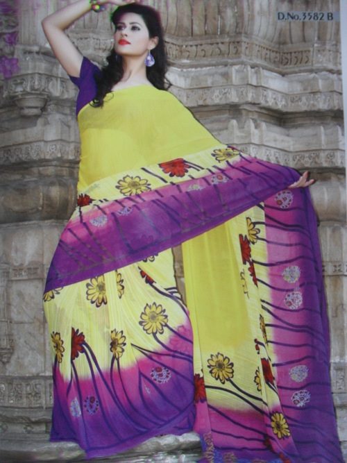 Casual Printed Sarees