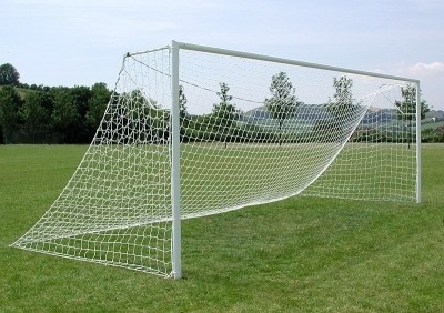 Football Nets - Nylon Mesh 3-4 Inch, White | High Strength, Easy Fit, Non-slip Knot, Available in 7m & 9m Lengths
