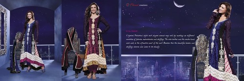 Embroidery anarkali suits