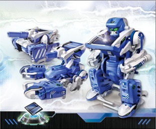 3 in 1 Transforming Solar Robot kit