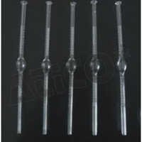 Stalagmometer - Glass Drop Counter Set Of 3 Tubes, Velvet Lined Case For Surface Tension Measurement